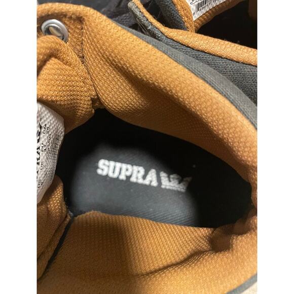 Supra black lace up sneakers size 8 - Picture 7 of 8